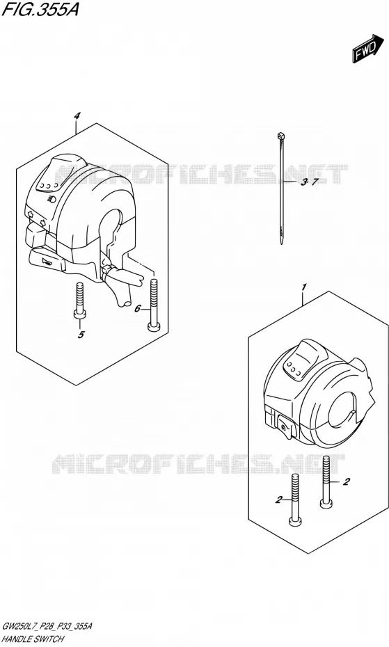 COMMODOS Suzuki MOTO 250 INAZUMA 2017  GW250 L7 (P03,P28,P33)