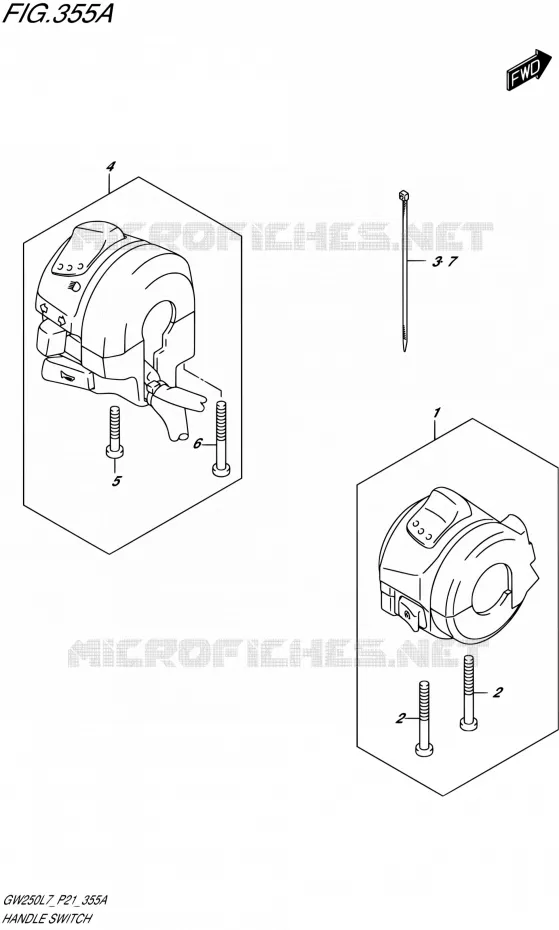 COMMODOS Suzuki MOTO 250 INAZUMA 2017  GW250 L7 (P21)