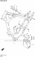 CADRE pour Suzuki BOULEVARD 650 2017