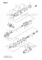 COUPLE CONIQUE (P17) pour Suzuki KINGQUAD 400 2010
