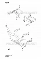 REPOSE PIED pour Suzuki KINGQUAD 400 2010