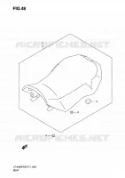 SELLE pour Suzuki KINGQUAD 400 2010