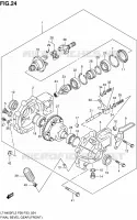 CARDAN   COUPLE CONIQUE (AVANT) pour Suzuki KINGQUAD 400 2012