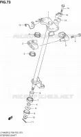 COLONNE DE DIRECTION pour Suzuki KINGQUAD 400 2012