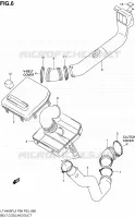 CONDUIT D'ADMISSION CARTER COURROIE pour Suzuki KINGQUAD 400 2012