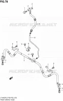 DURITE DE FREIN AVANT pour Suzuki KINGQUAD 400 2012