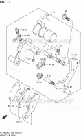 ETRIER DE FREIN AVANT pour Suzuki KINGQUAD 400 2012