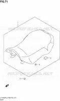 SELLE pour Suzuki KINGQUAD 400 2012