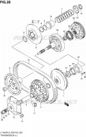 TRANSMISSION (1) pour Suzuki KINGQUAD 400 2012