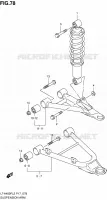 AMORTISSEUR   TRIANGLES pour Suzuki KINGQUAD 400 2012