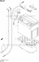 BATTERIE pour Suzuki KINGQUAD 400 2012