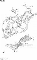 CADRE pour Suzuki KINGQUAD 400 2012