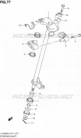COLONNE DE DIRECTION pour Suzuki KINGQUAD 400 2012