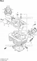 CULASSE pour Suzuki KINGQUAD 400 2012