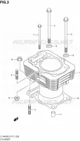 CYLINDRE pour Suzuki KINGQUAD 400 2012