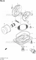 POMPE A HUILE pour Suzuki KINGQUAD 400 2012