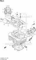CULASSE pour Suzuki KINGQUAD 400 2013