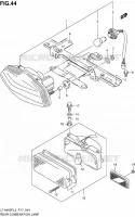 ENSEMBLE FEU ARRIERE (LT A400FZL3 P17) pour Suzuki KINGQUAD 400 2013