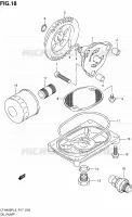 POMPE A HUILE pour Suzuki KINGQUAD 400 2013