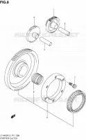 ROUE LIBRE DE DEMARREUR pour Suzuki KINGQUAD 400 2013