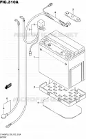 BATTERIE pour Suzuki KINGQUAD 400 2015