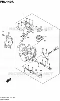 CORPS DE PAPILLON pour Suzuki KINGQUAD 400 2015