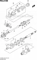 COUPLE CONIQUE (LT A400FZL5 P33) pour Suzuki KINGQUAD 400 2015