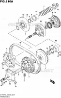 TRANSMISSION (1) pour Suzuki KINGQUAD 400 2016