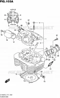 CULASSE pour Suzuki KINGQUAD 400 2017