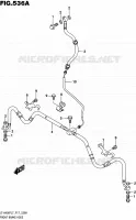 DURITE DE FREIN AVANT pour Suzuki KINGQUAD 400 2017