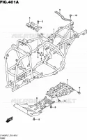 CADRE pour Suzuki KINGQUAD 400 2017