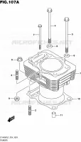 CYLINDRE pour Suzuki KINGQUAD 400 2017