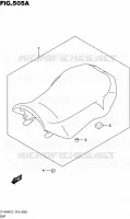 SELLE pour Suzuki KINGQUAD 400 2017