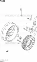 ALLUMAGE ROTOR   STATOR pour Suzuki KINGQUAD 400 2014