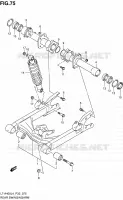 BRAS OSCILLANT ARRIERE (LT A400ZL4 P33) pour Suzuki KINGQUAD 400 2014