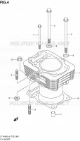 CYLINDRE pour Suzuki KINGQUAD 400 2014