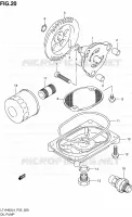 POMPE A HUILE pour Suzuki KINGQUAD 400 2014