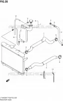 DURITE DE RADIATEUR pour Suzuki KINGQUAD 450 2010