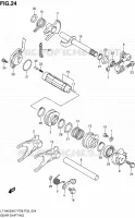 ENSEMBLE SELECTEUR DE VITESSES pour Suzuki KINGQUAD 450 2010
