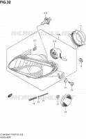 PHARE pour Suzuki KINGQUAD 450 2010