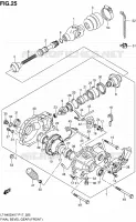 CARDAN   COUPLE CONIQUE (AVANT) pour Suzuki KINGQUAD 450 2010