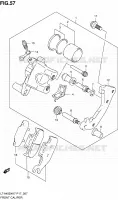 ETRIER DE FREIN AVANT pour Suzuki KINGQUAD 450 2010