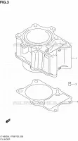 CYLINDRE pour Suzuki KINGQUAD 500 2011