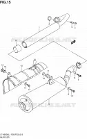 SILENCIEUX pour Suzuki KINGQUAD 500 2011