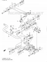 BRAS SUSPENSION ARRIERE pour Suzuki KINGQUAD 500 2011