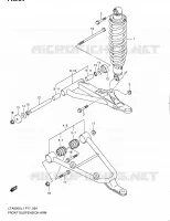 BRAS SUSPENSION AVANT pour Suzuki KINGQUAD 500 2011