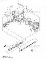 CARDAN   COUPLE CONIQUE (ARRIERE) pour Suzuki KINGQUAD 500 2011
