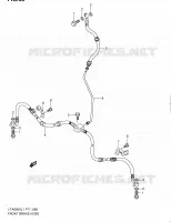 DURITE DE FREIN AVANT pour Suzuki KINGQUAD 500 2011