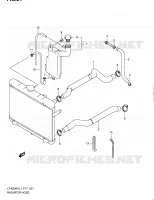 DURITE DE RADIATEUR pour Suzuki KINGQUAD 500 2011