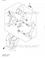 ETRIER DE FREIN AVANT pour Suzuki KINGQUAD 500 2011